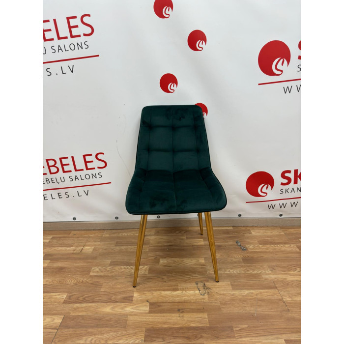 Virtuvės kėdė Pearl (Velveta) iš ekspozicijos (Pilka veliūras)